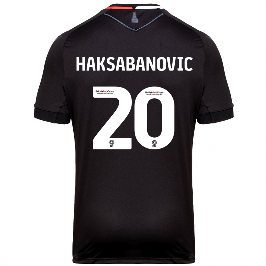 Niño Fútbol Camiseta Sead Hakšabanović #20 Negro 2ª Equipación 2024/25 México