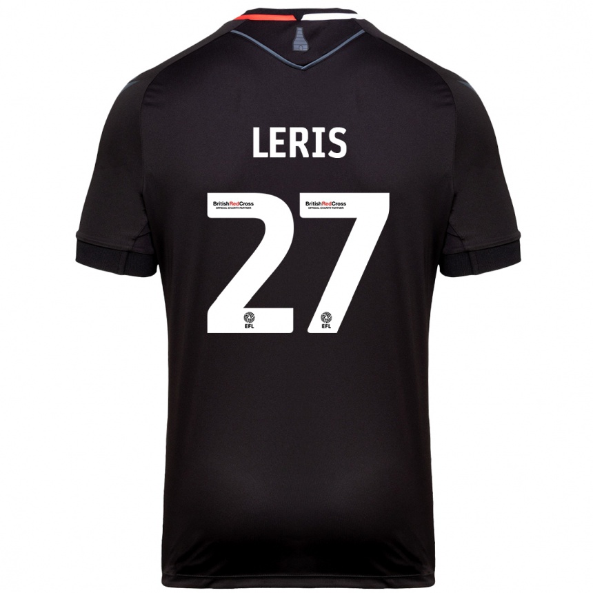 Niño Fútbol Camiseta Mehdi Léris #27 Negro 2ª Equipación 2024/25 México