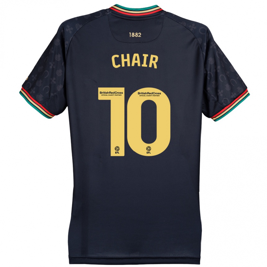 Niño Fútbol Camiseta Ilias Chair #10 Azul Marino Oscuro 2ª Equipación 2024/25 México