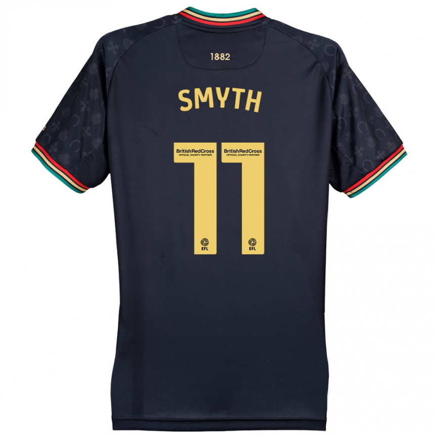 Niño Fútbol Camiseta Paul Smyth #11 Azul Marino Oscuro 2ª Equipación 2024/25 México