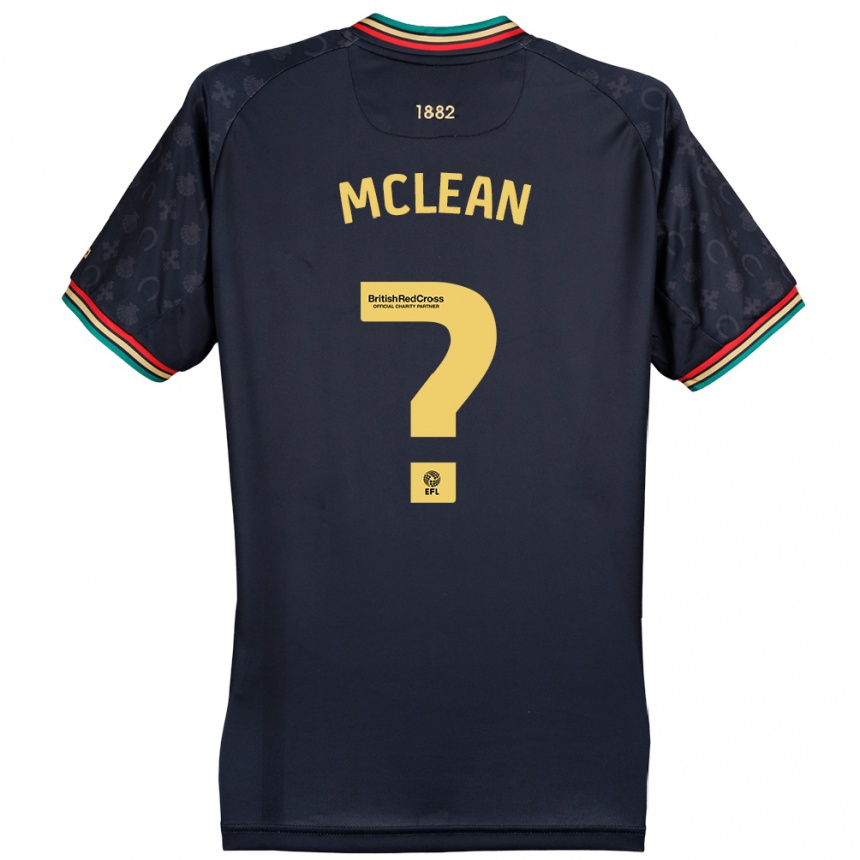 Niño Fútbol Camiseta Mason Mclean #0 Azul Marino Oscuro 2ª Equipación 2024/25 México