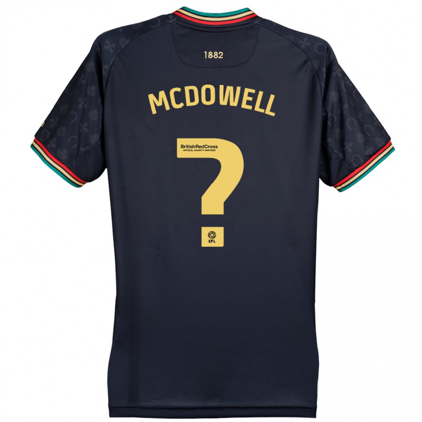 Niño Fútbol Camiseta Jack Mcdowell #0 Azul Marino Oscuro 2ª Equipación 2024/25 México