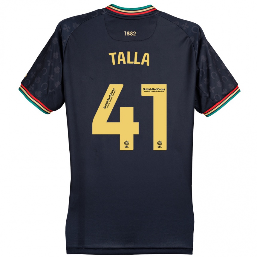 Niño Fútbol Camiseta Lorent Talla #41 Azul Marino Oscuro 2ª Equipación 2024/25 México