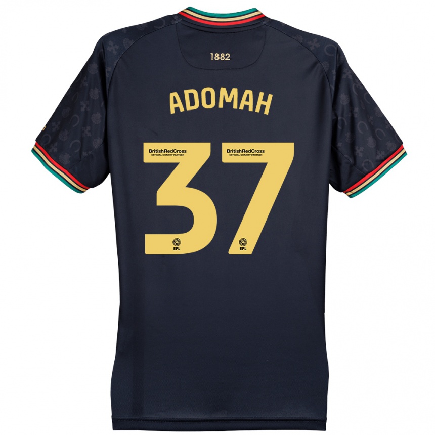 Niño Fútbol Camiseta Albert Adomah #37 Azul Marino Oscuro 2ª Equipación 2024/25 México