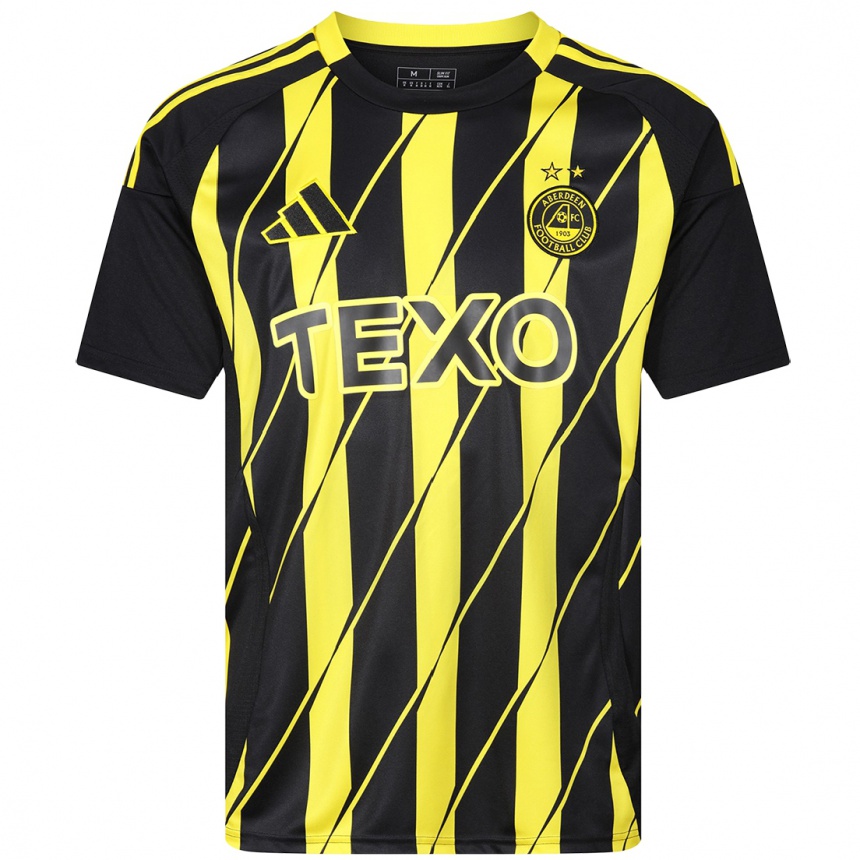 Niño Fútbol Camiseta Ellis Clark #0 Negro Amarillo 2ª Equipación 2024/25 México