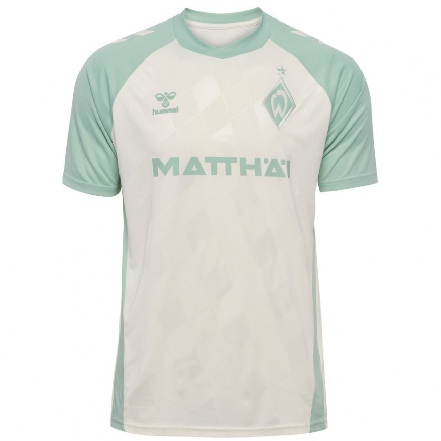 Niño Fútbol Camiseta Ricardo-Felipe Schwarz #6 Blanquecino Verde Claro 2ª Equipación 2024/25 México