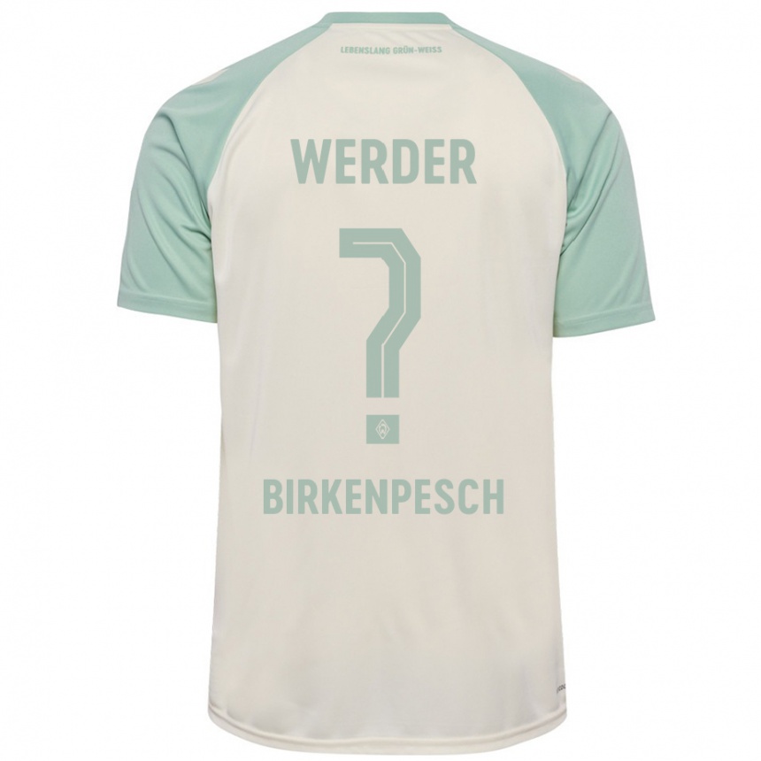 Niño Fútbol Camiseta Noah Birkenpesch #0 Blanquecino Verde Claro 2ª Equipación 2024/25 México