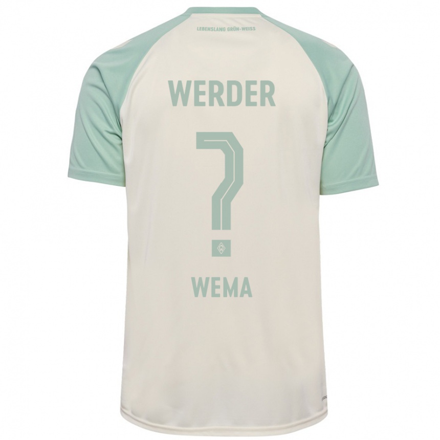 Niño Fútbol Camiseta Aize Wema #0 Blanquecino Verde Claro 2ª Equipación 2024/25 México