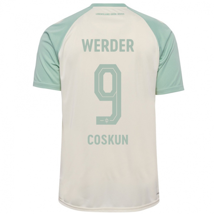 Niño Fútbol Camiseta Boran-Firat Coskun #9 Blanquecino Verde Claro 2ª Equipación 2024/25 México