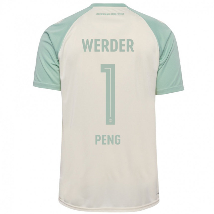 Niño Fútbol Camiseta Livia Peng #1 Blanquecino Verde Claro 2ª Equipación 2024/25 México