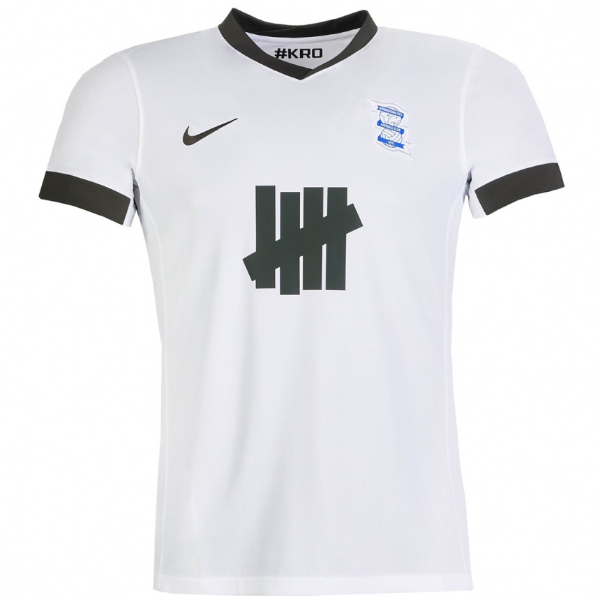 Niño Fútbol Camiseta Ben Beresford #0 Blanco Negro 2ª Equipación 2024/25 México