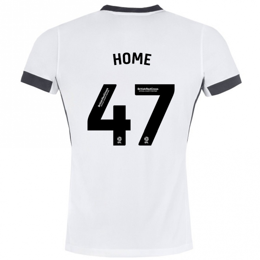 Niño Fútbol Camiseta Josh Home #47 Blanco Negro 2ª Equipación 2024/25 México