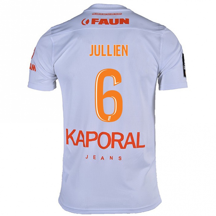 Niño Fútbol Camiseta Christopher Jullien #6 Blanco 2ª Equipación 2024/25 México