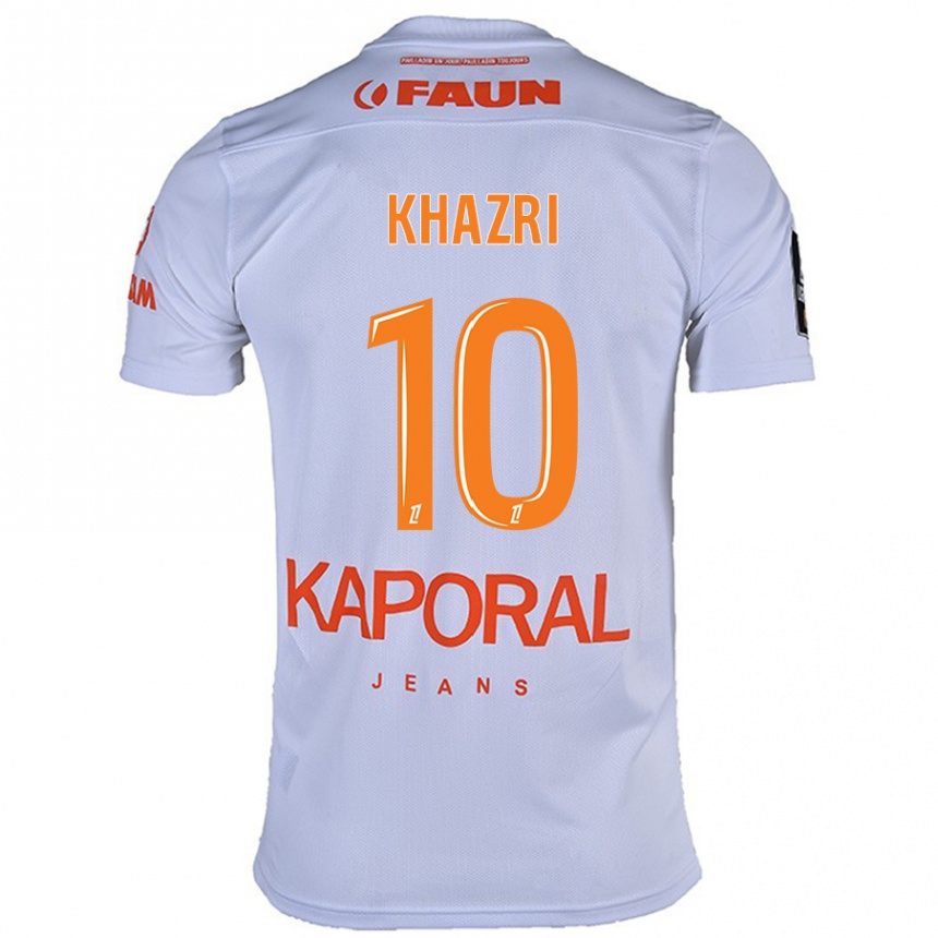 Niño Fútbol Camiseta Wahbi Khazri #10 Blanco 2ª Equipación 2024/25 México