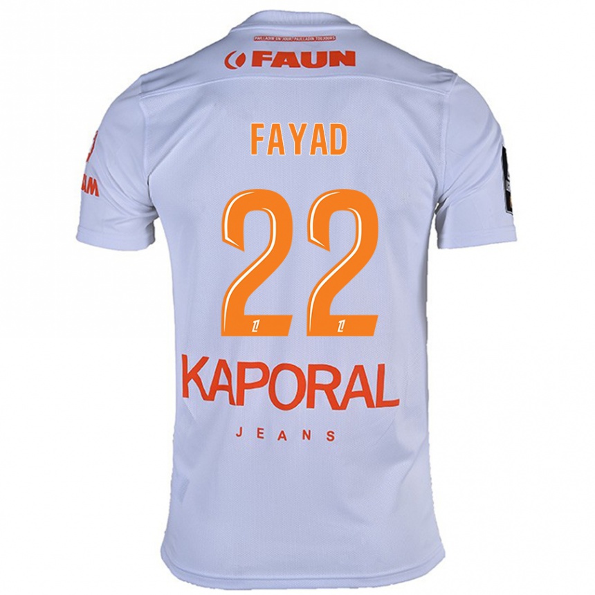 Niño Fútbol Camiseta Khalil Fayad #22 Blanco 2ª Equipación 2024/25 México