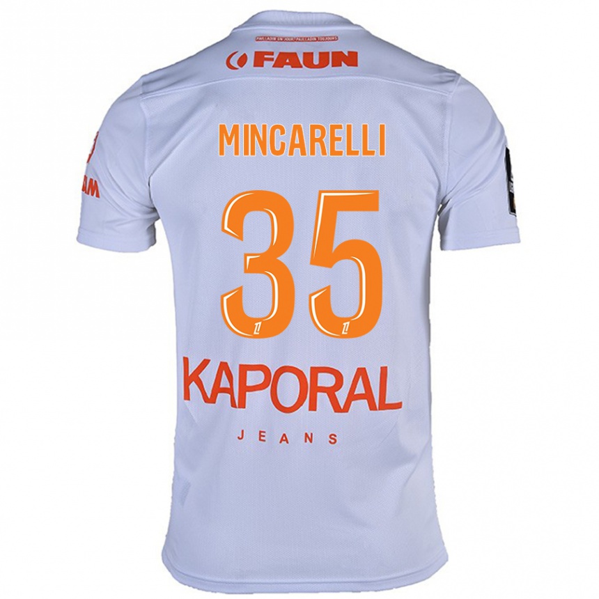 Niño Fútbol Camiseta Lucas Mincarelli #35 Blanco 2ª Equipación 2024/25 México