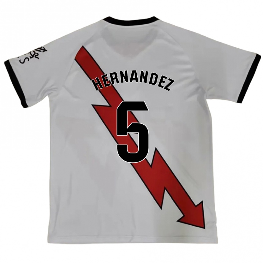 Niño Fútbol Camiseta Aridane Hernández #5 Rojo 2ª Equipación 2024/25 México