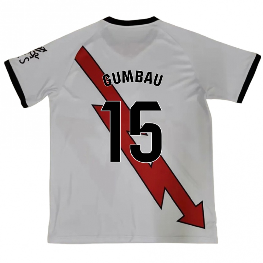 Niño Fútbol Camiseta Gerard Gumbau #15 Rojo 2ª Equipación 2024/25 México