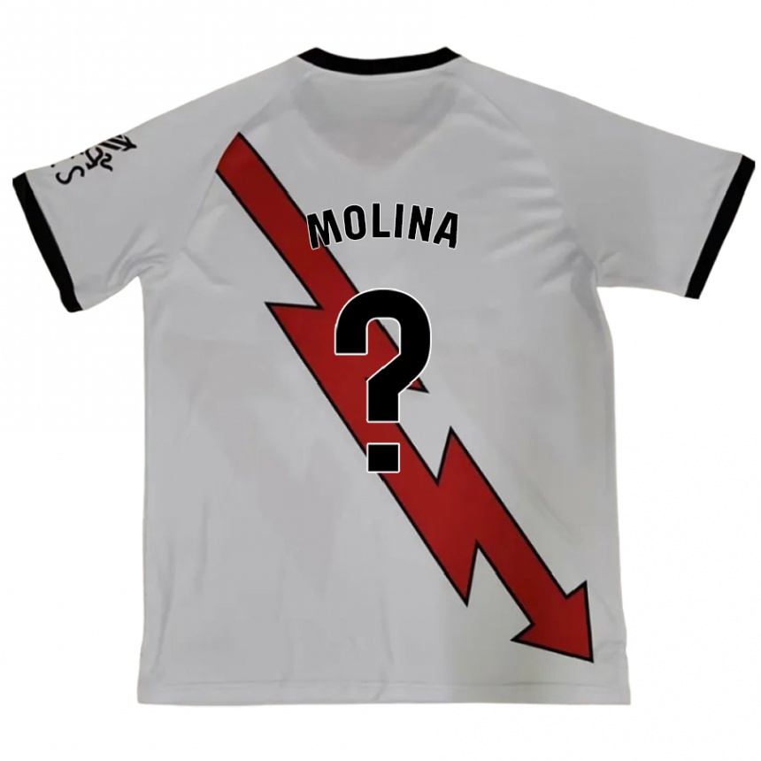 Niño Fútbol Camiseta Adrián Molina #0 Rojo 2ª Equipación 2024/25 México