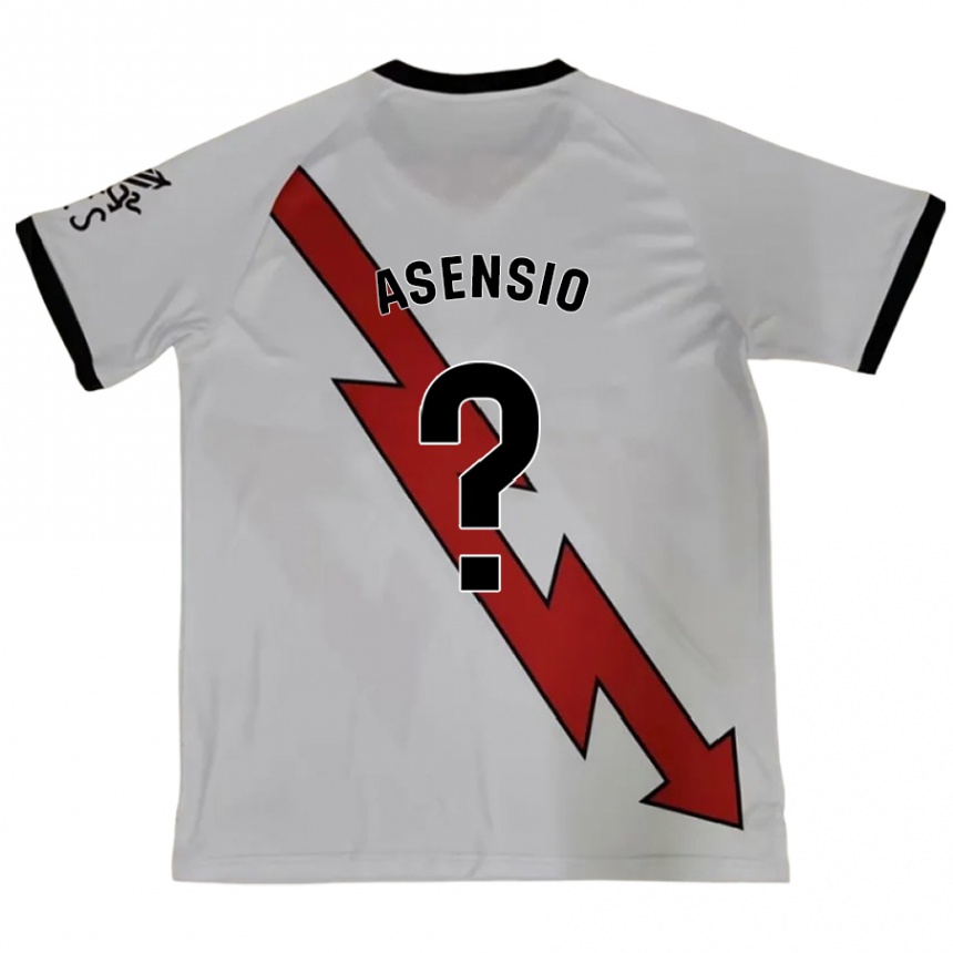 Niño Fútbol Camiseta Santi Asensio #0 Rojo 2ª Equipación 2024/25 México