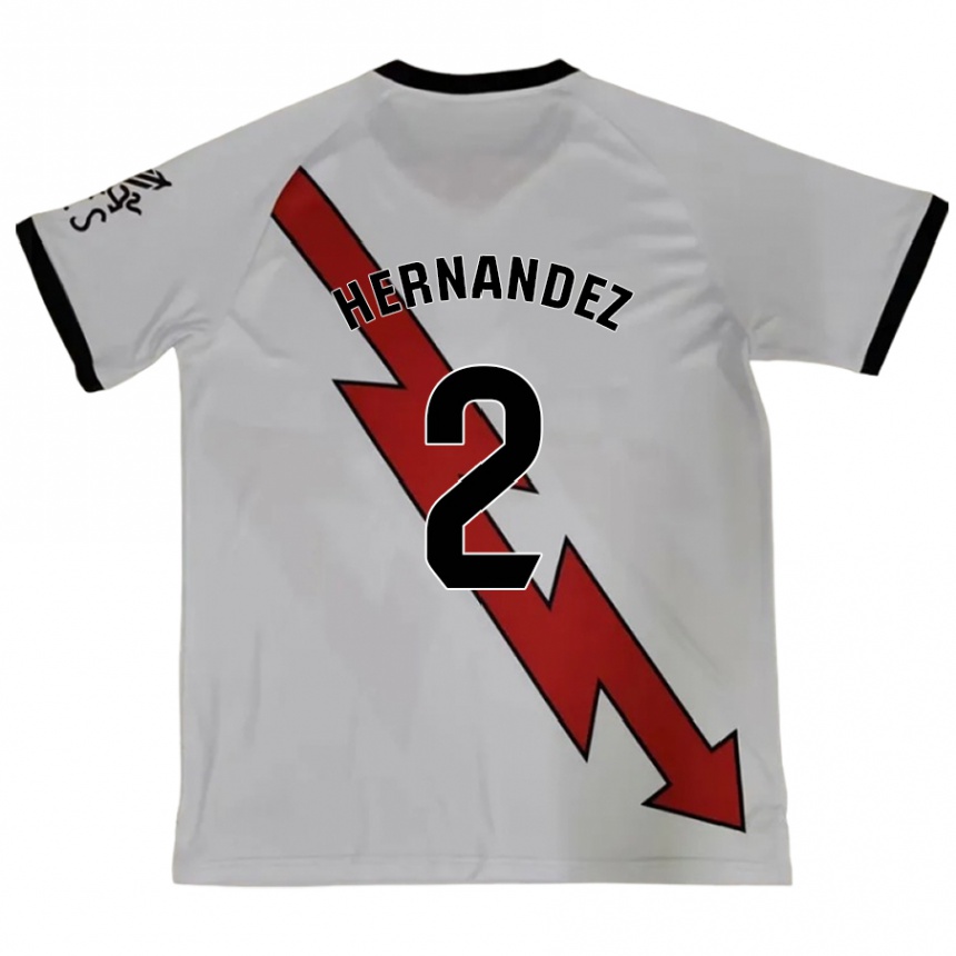 Niño Fútbol Camiseta Marco Hernández #2 Rojo 2ª Equipación 2024/25 México