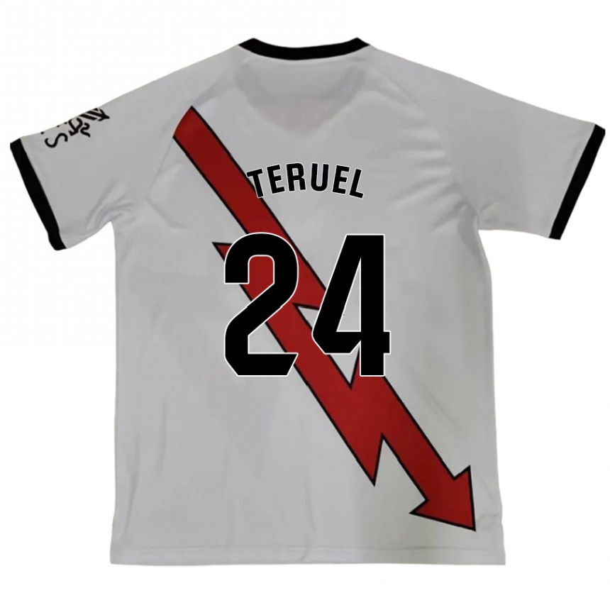 Niño Fútbol Camiseta Laura Teruel Montero #24 Rojo 2ª Equipación 2024/25 México