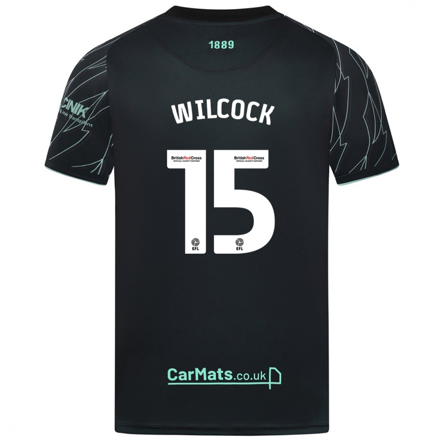 Niño Fútbol Camiseta Tamara Wilcock #15 Negro Verde 2ª Equipación 2024/25 México