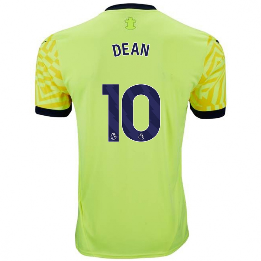 Niño Fútbol Camiseta Rianna Dean #10 Amarillo 2ª Equipación 2024/25 México