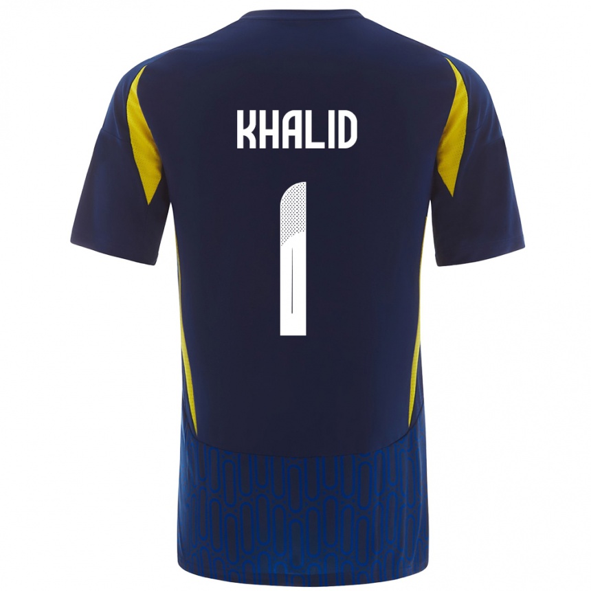 Niño Fútbol Camiseta Sara Khalid #1 Azul Amarillo 2ª Equipación 2024/25 México