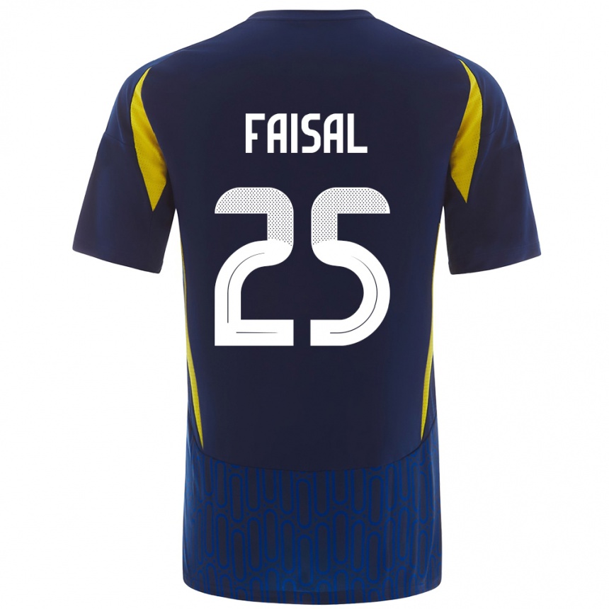 Niño Fútbol Camiseta Samira Faisal #25 Azul Amarillo 2ª Equipación 2024/25 México