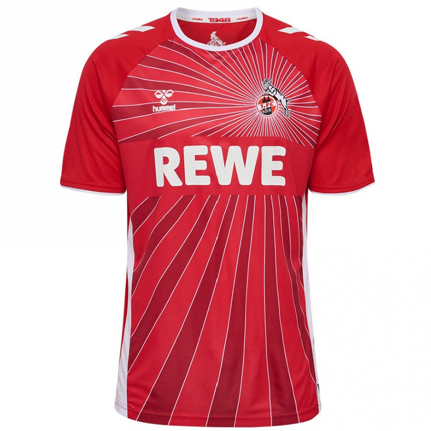 Niño Fútbol Camiseta Philipp Pentke #20 Rojo Blanco 2ª Equipación 2024/25 México