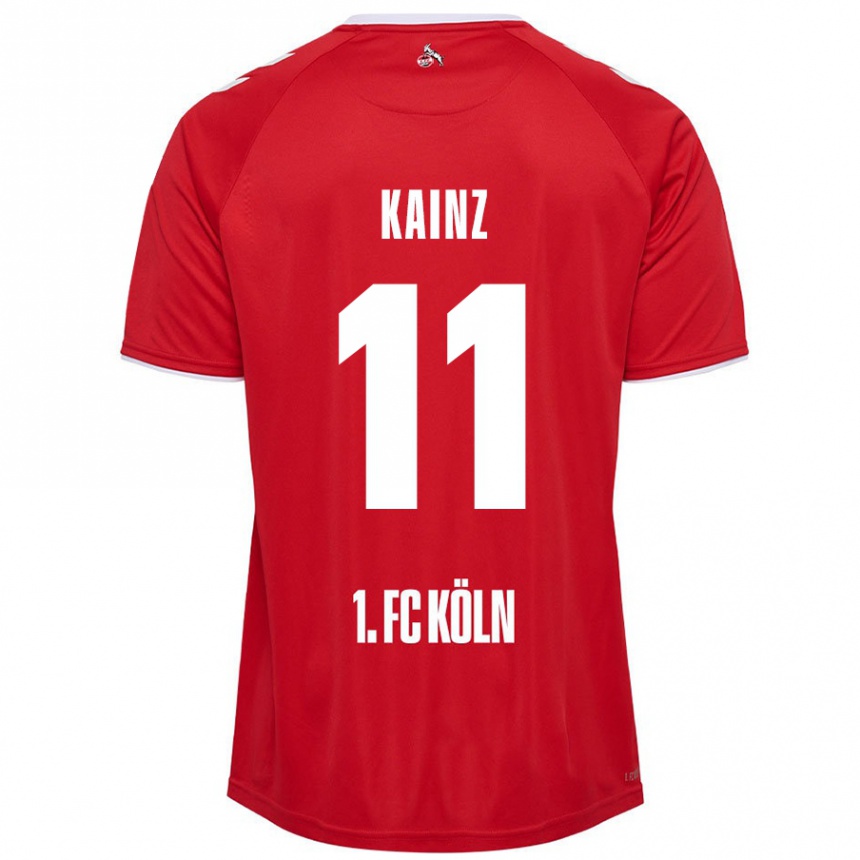 Niño Fútbol Camiseta Florian Kainz #11 Rojo Blanco 2ª Equipación 2024/25 México