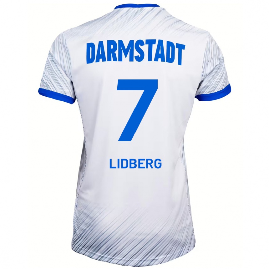 Niño Fútbol Camiseta Isac Lidberg #7 Blanco Azul 2ª Equipación 2024/25 México