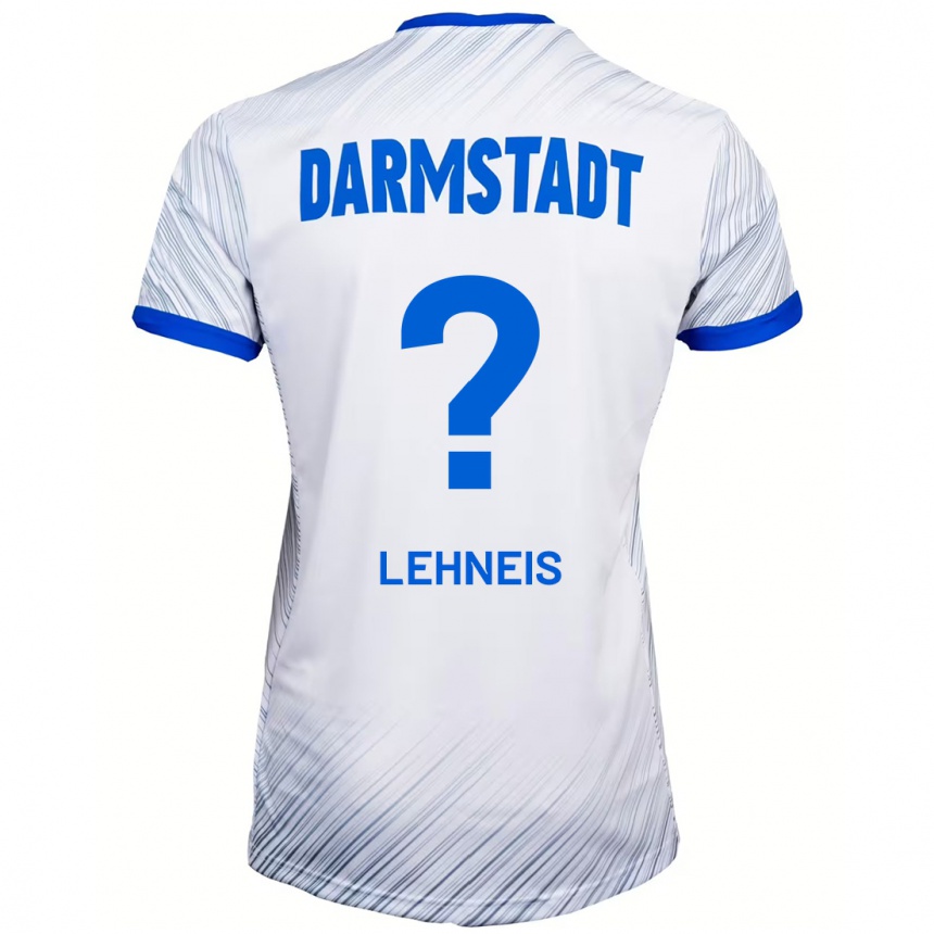 Niño Fútbol Camiseta Daniel Lehneis #0 Blanco Azul 2ª Equipación 2024/25 México