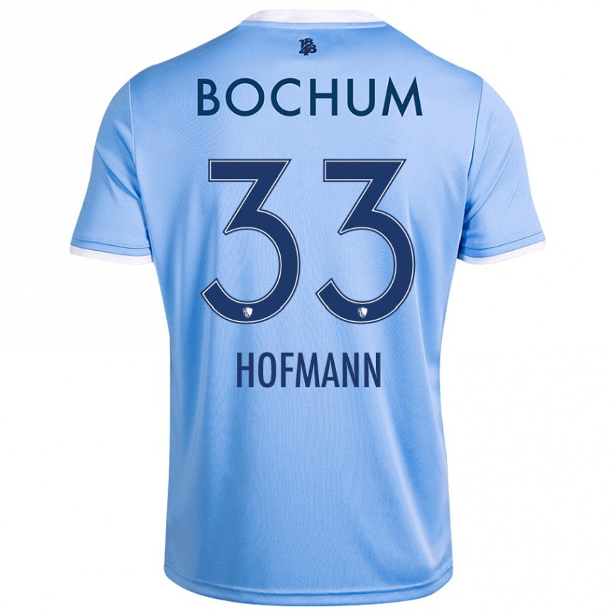 Niño Fútbol Camiseta Philipp Hofmann #33 Azul Cielo 2ª Equipación 2024/25 México