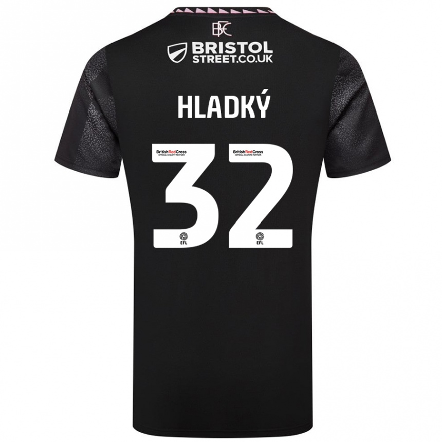 Niño Fútbol Camiseta Vaclav Hladky #32 Negro 2ª Equipación 2024/25 México