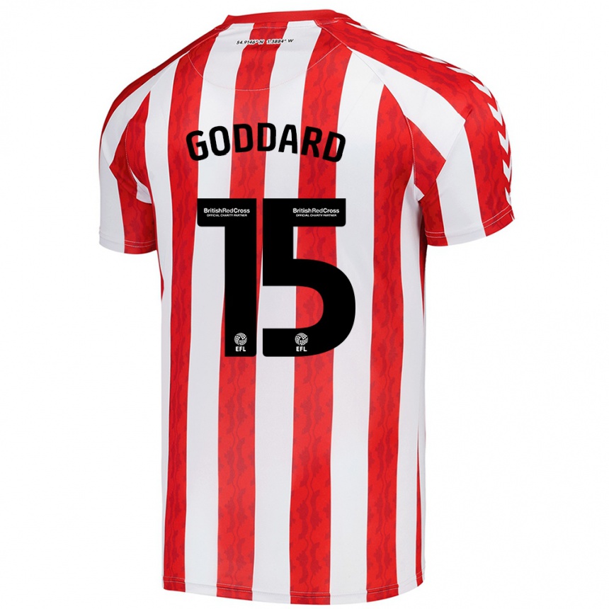 Hombre Fútbol Camiseta Amy Goddard #15 Rojo Blanco 1ª Equipación 2024/25 México