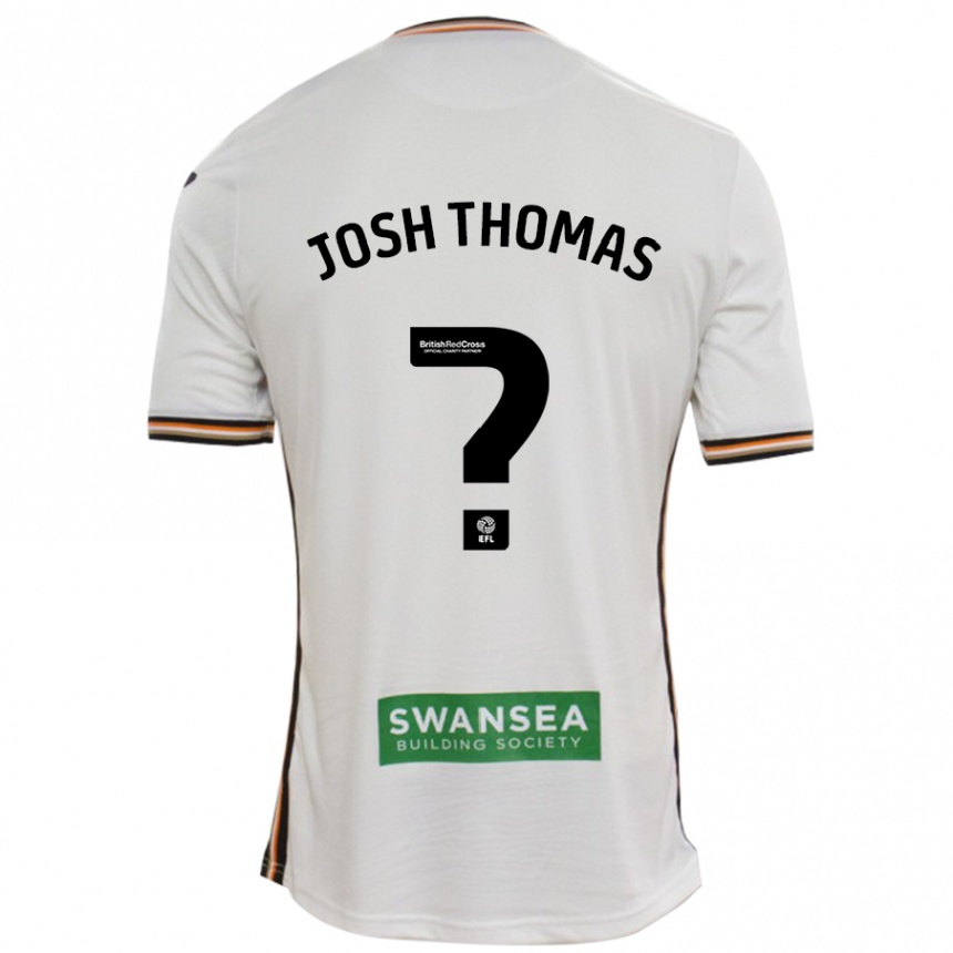 Hombre Fútbol Camiseta Josh Thomas #0 Blanco 1ª Equipación 2024/25 México