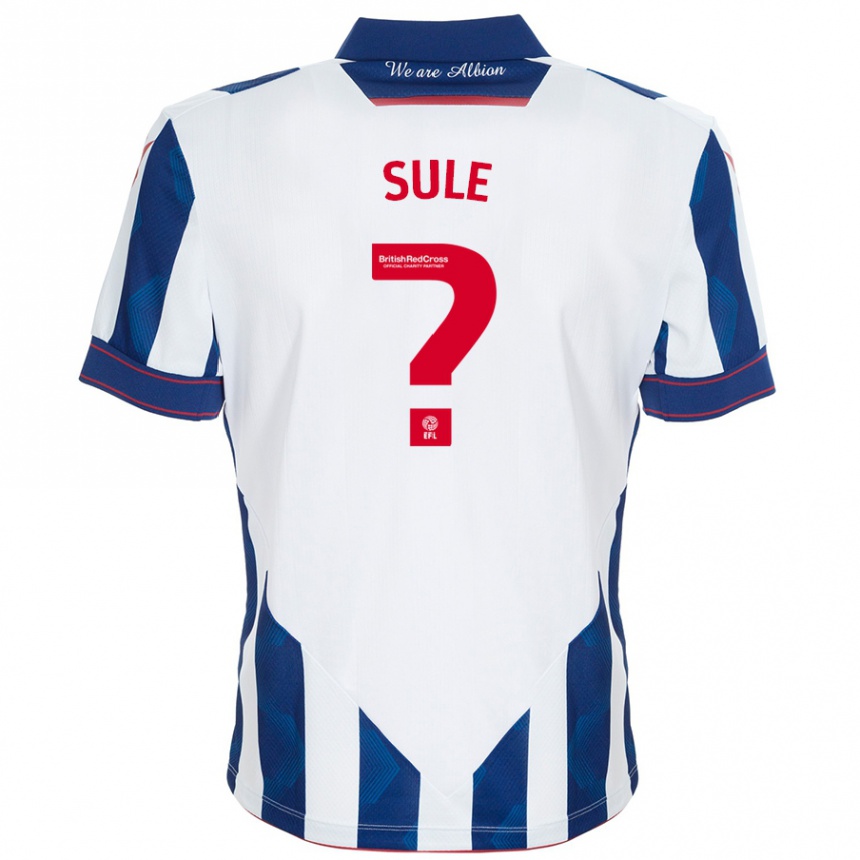 Hombre Fútbol Camiseta Eseosa Sule #0 Blanco Azul Oscuro 1ª Equipación 2024/25 México