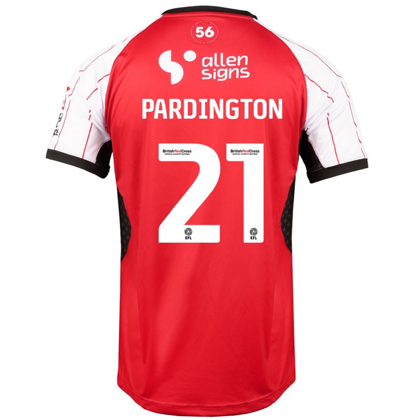 Hombre Fútbol Camiseta Jamie Pardington #21 Blanco 1ª Equipación 2024/25 México