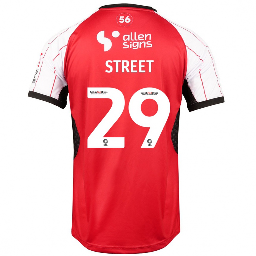 Hombre Fútbol Camiseta Robert Street #29 Blanco 1ª Equipación 2024/25 México