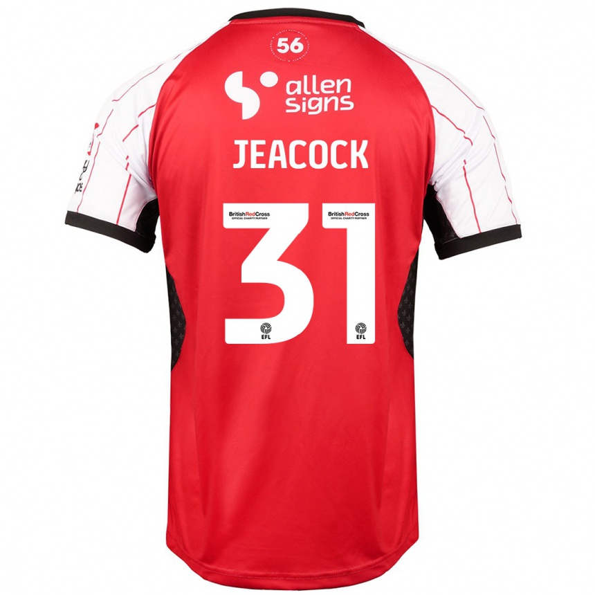 Hombre Fútbol Camiseta Zach Jeacock #31 Blanco 1ª Equipación 2024/25 México