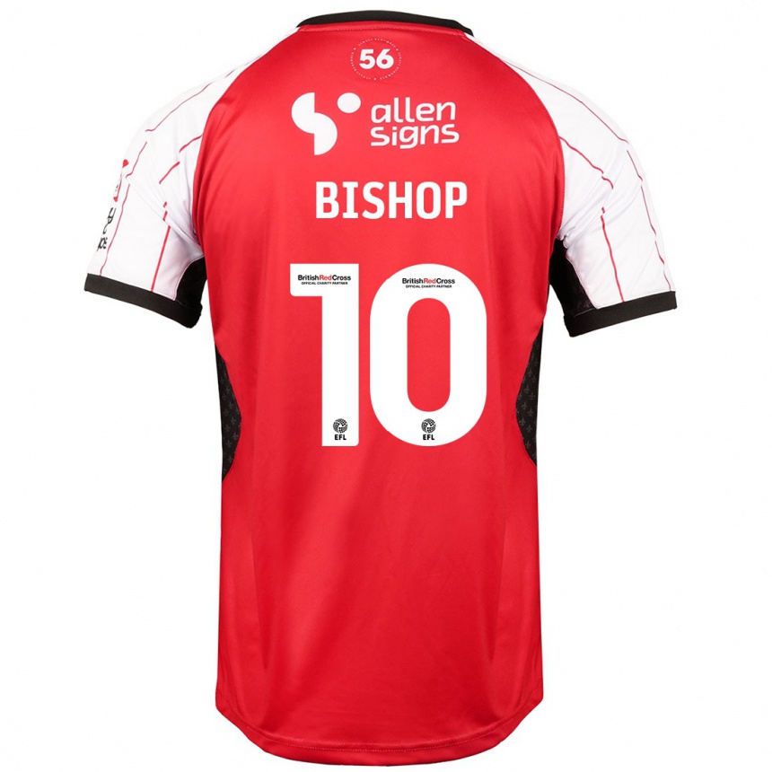 Hombre Fútbol Camiseta Teddy Bishop #10 Blanco 1ª Equipación 2024/25 México