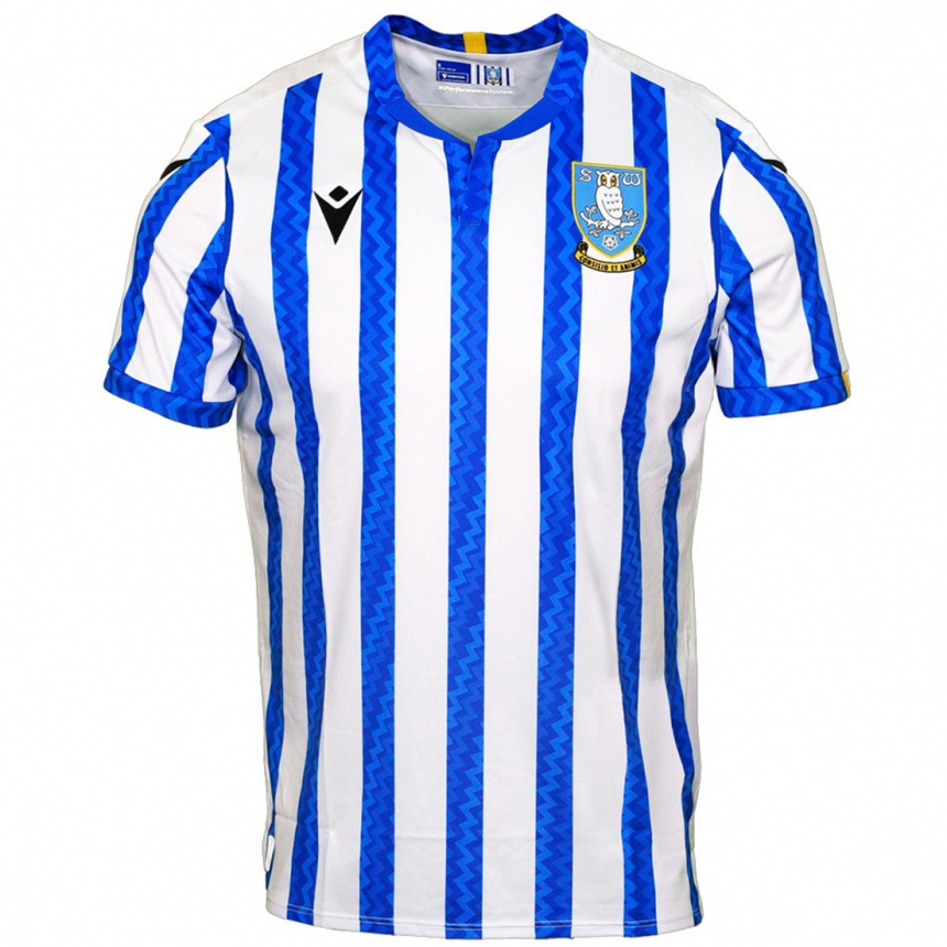 Hombre Fútbol Camiseta Thomas Streets #0 Azul Blanco 1ª Equipación 2024/25 México