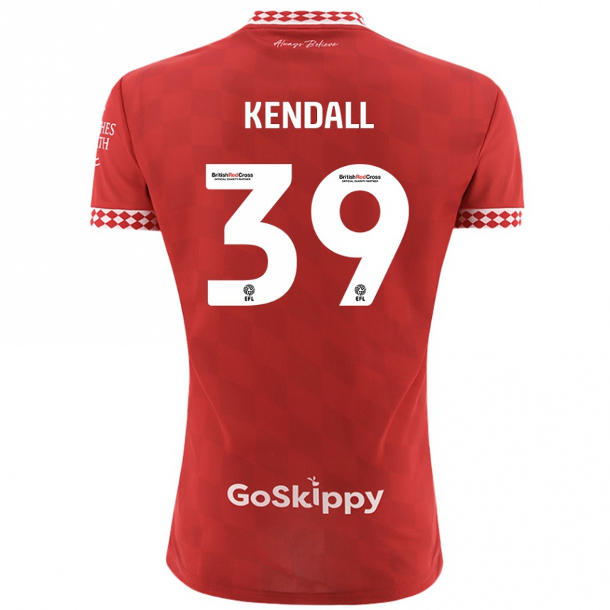 Hombre Fútbol Camiseta Maya Kendall #39 Rojo 1ª Equipación 2024/25 México