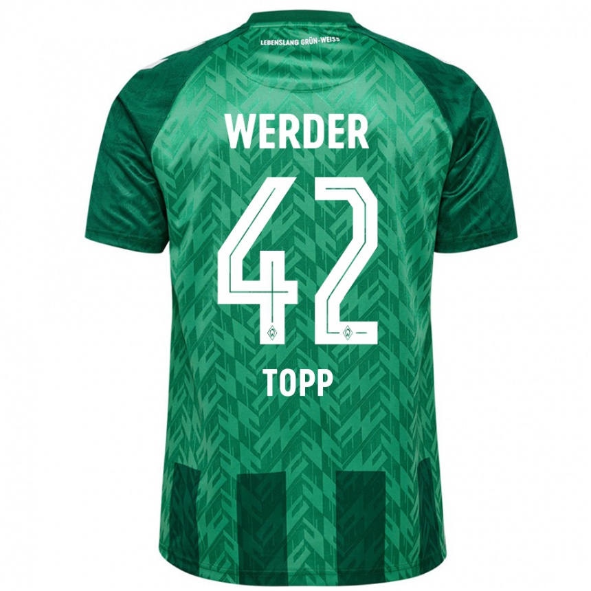 Hombre Fútbol Camiseta Keke Topp #42 Verde 1ª Equipación 2024/25 México