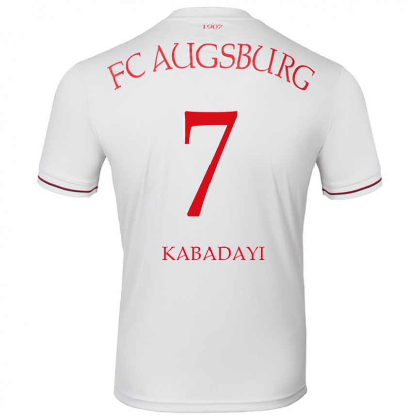 Hombre Fútbol Camiseta Yusuf Kabadayi #7 Blanco 1ª Equipación 2024/25 México