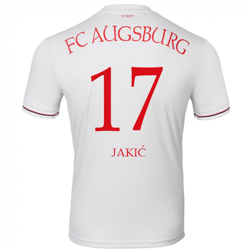 Hombre Fútbol Camiseta Kristijan Jakic #17 Blanco 1ª Equipación 2024/25 México