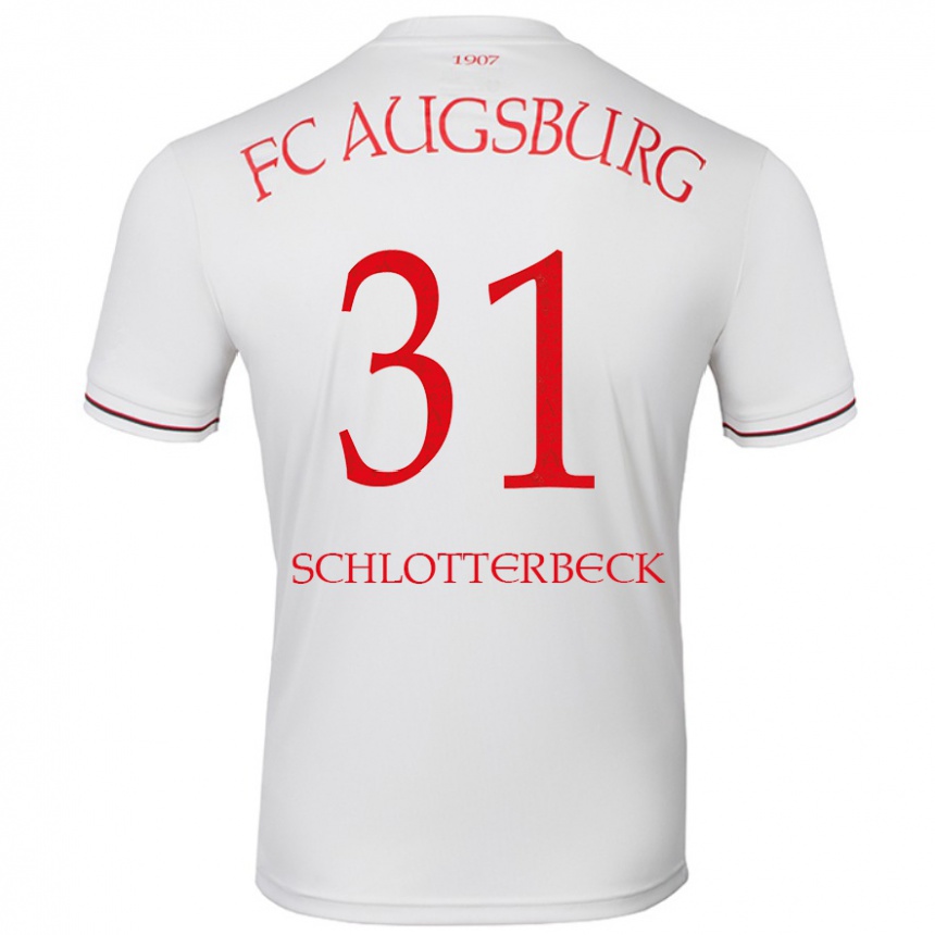 Hombre Fútbol Camiseta Keven Schlotterbeck #31 Blanco 1ª Equipación 2024/25 México