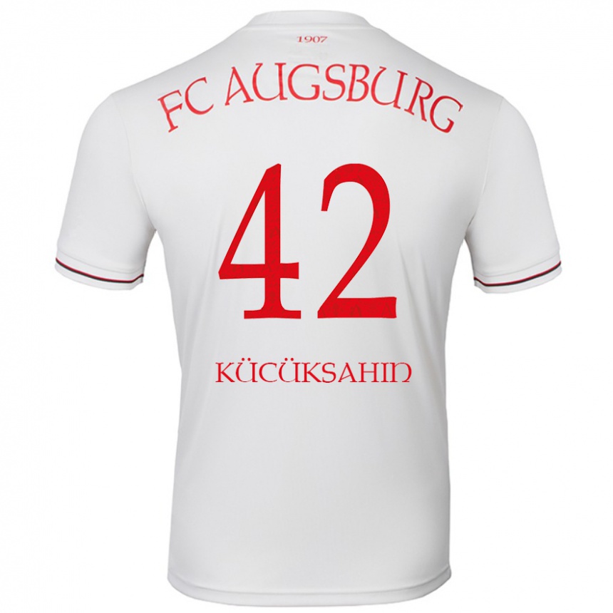 Hombre Fútbol Camiseta Mahmut Kücüksahin #42 Blanco 1ª Equipación 2024/25 México